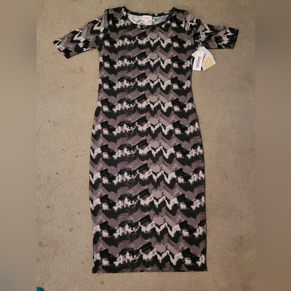 LuLaRoe Julia Dress Casual Size xxs NWT
